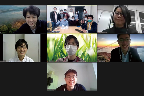 ZOOM上メンバーの写真